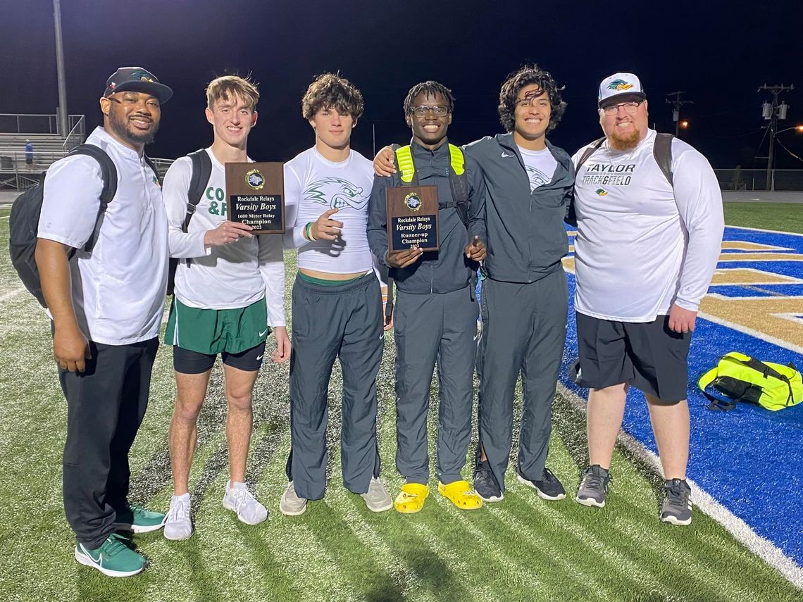 Coach Earven Flowers varsity boys squad started March on the right track finishing second overall at the Rockdale Relays this past Friday. 