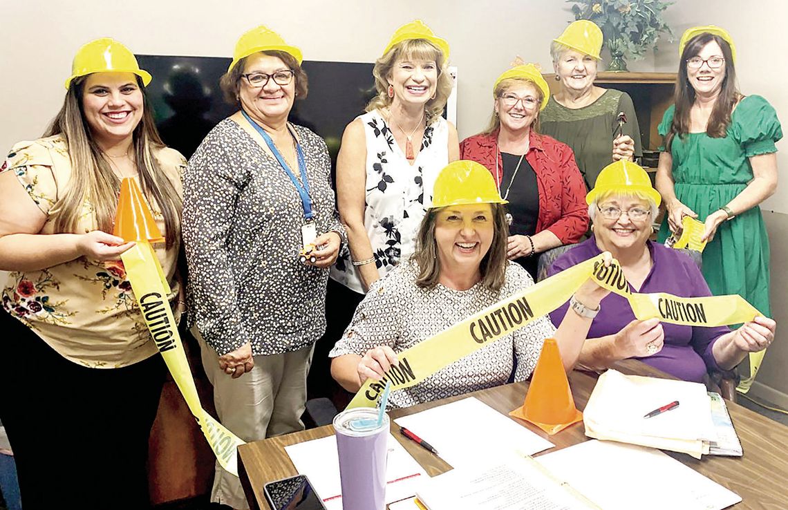 Team lays cornerstone for chamber banquet