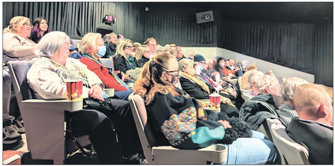 The audience is packed Jan 22 at the Howard Theatre in Taylor Jan. 22 before the screening of “Rondo and Bob”. Photos by Michele Johnson