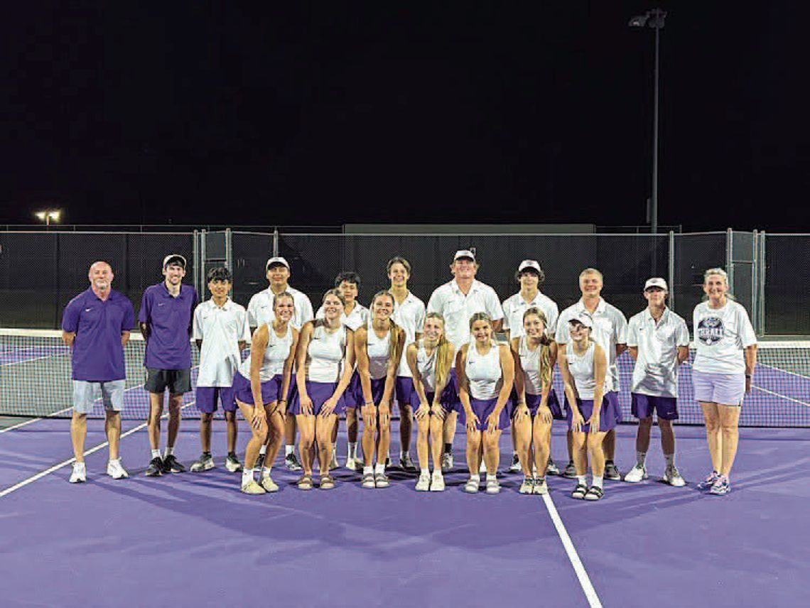 TIGERS TENNIS SWEEPS DRAGONS, 19-0 TIGERS TENNIS SWEEPS DRAGONS, 19-0