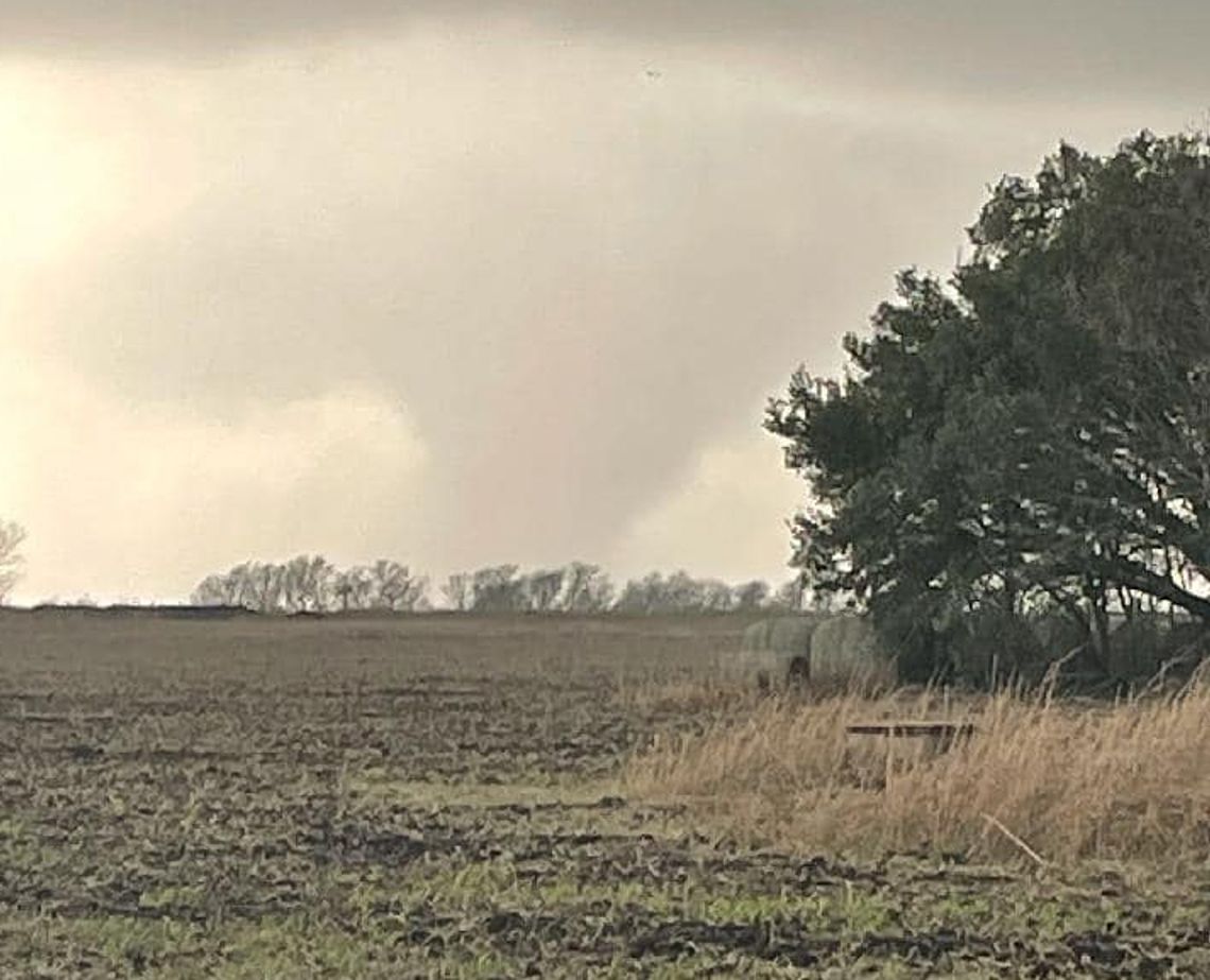 A tornado is spotted north of Taylor March 21. Courtesy photo