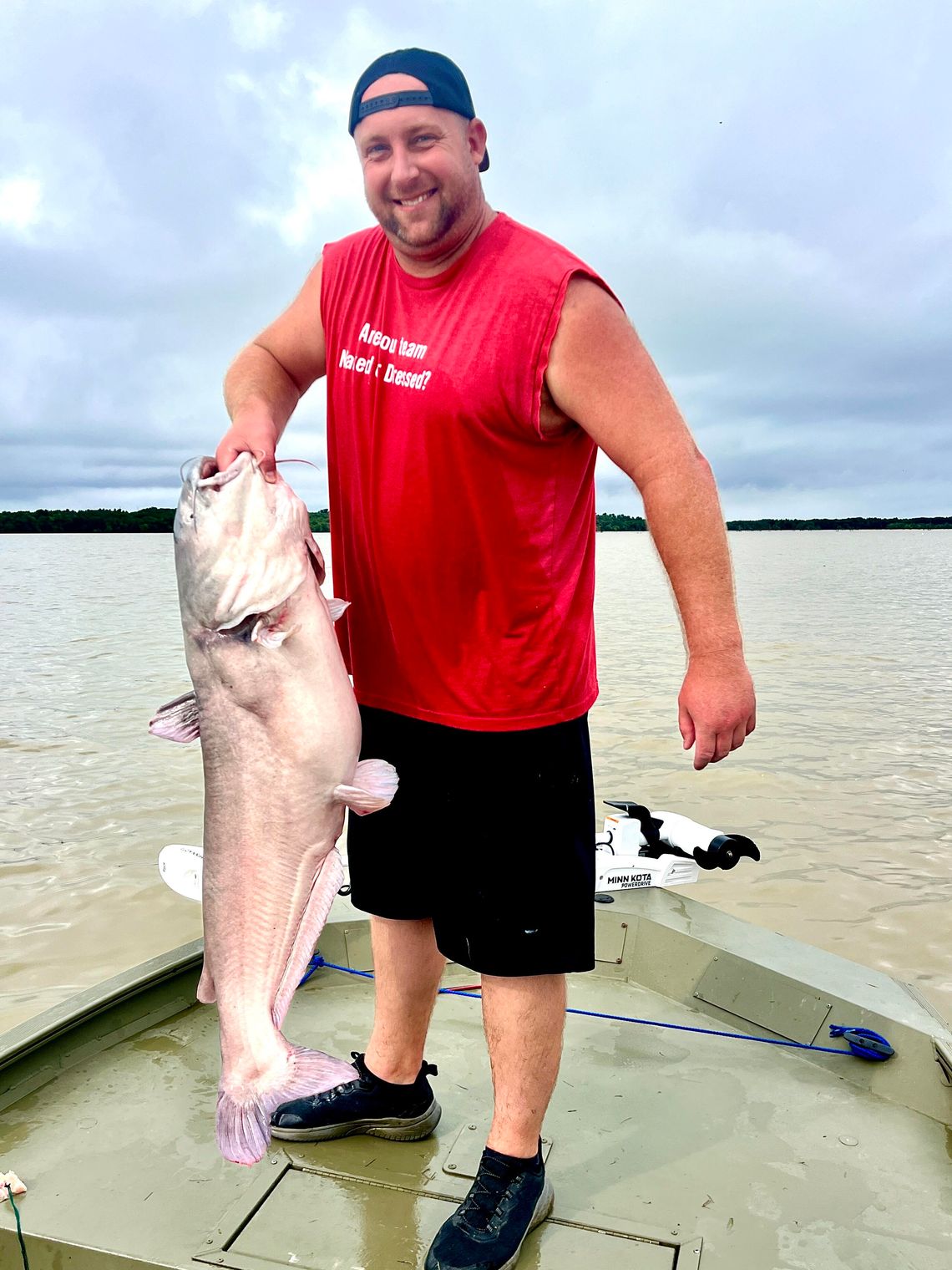 Trio hooks 47-pounder in Lake Granger