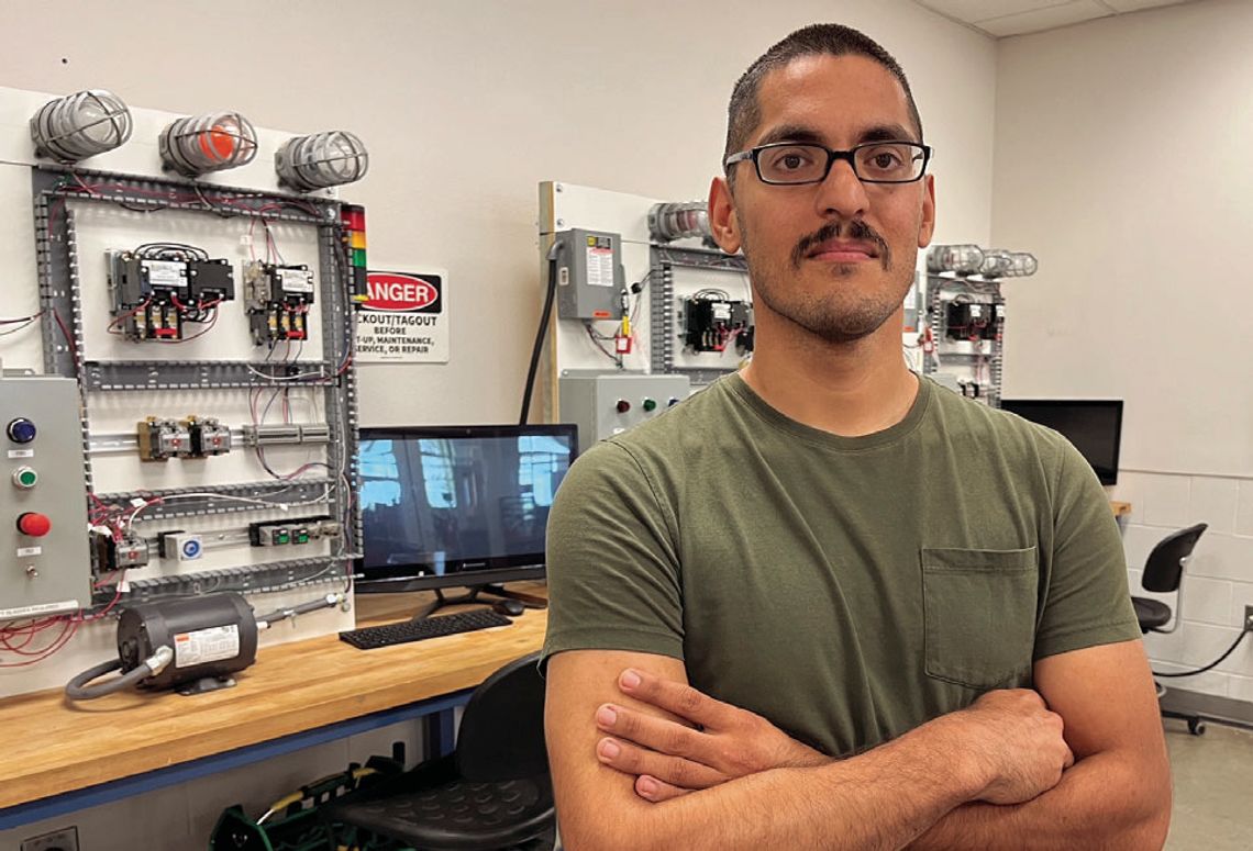 TSTC student growing into industrial systems career