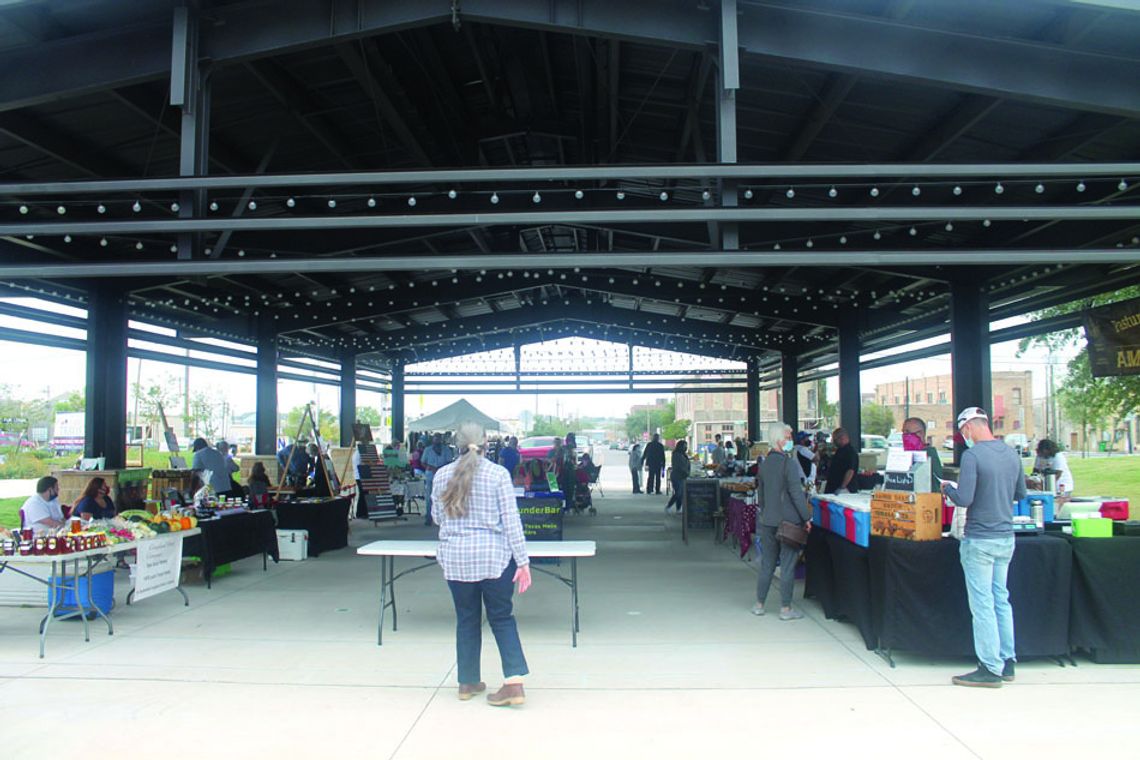 Heritage Square, where a weekly farmers market takes place, is at 400 N. Main St. in Taylor. Photo by Fernando Castro