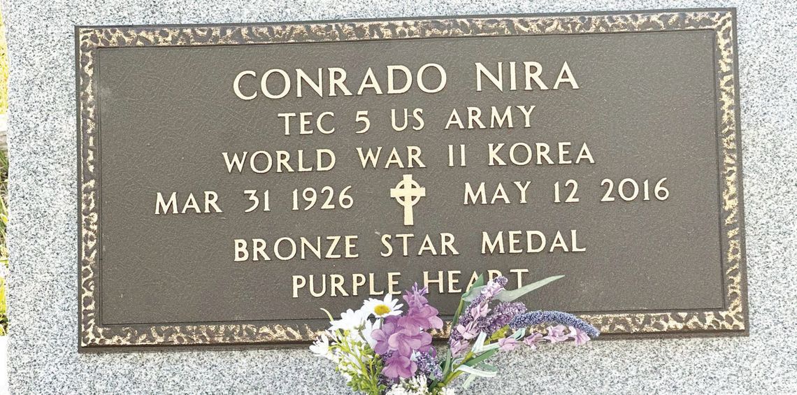 Veteran’s tombstone plate replaced after previous one stolen Veteran’s tombstone plate replaced after previous one stolen