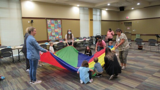 STORY TIME AT THE LIBRARY