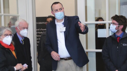 After the ribbon cutting, guests were welcome to tour the newly revitalized building. Photo by Jason Hennington