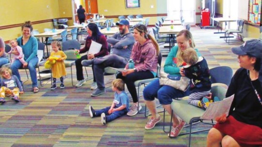 STORY TIME AT THE LIBRARY