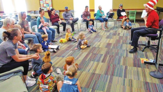 STORY TIME AT THE LIBRARY