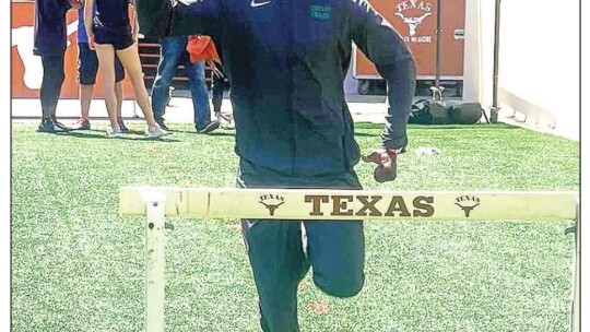 Already known as a track and field phenomenon, Jarvis Anderson now stands as Taylor’s fastest in the 300-meter hurdles. Courtesy Photo Earven Flowers