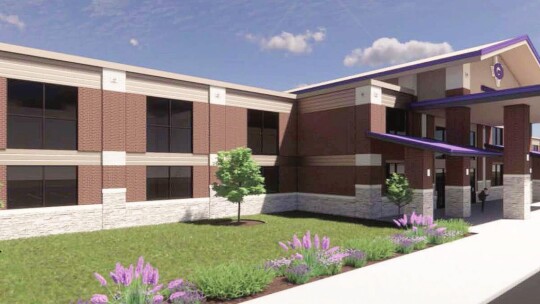 This rendering shows what the new Granger High School campus could look like if funded by the upcoming bond election Courtesy graphics / Granger ISD