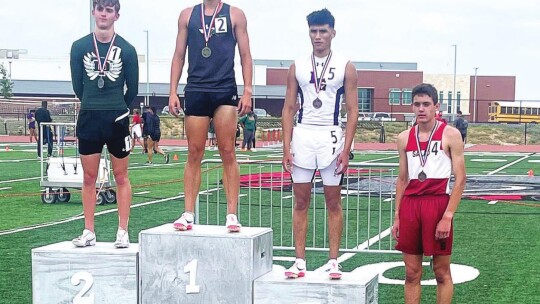 Christian Rohlack (left) advanced to Regionals in the 400- and 800-meter runs.