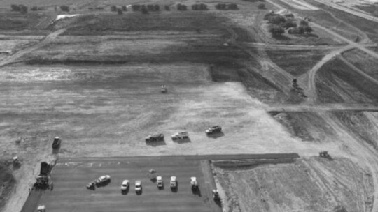 Construction continues at the site for a future Samsung Austin Semiconductor plant in this May photo. Courtesy photo / Samsung