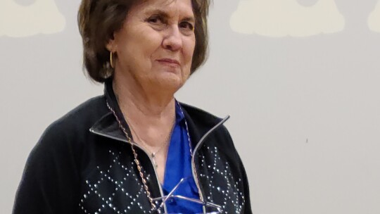 Betty Zimmerhanzel, TAB secretary, was a recent speaker at the organization’s meeting in Taylor.