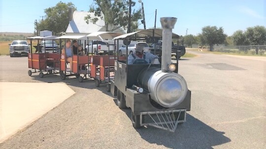 The ever-popular Kiddie Express Train will be back for this year’s Coupland Choo Choo Fest in October. Photo by Susan Garry