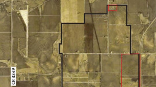 Samsung Austin Semiconductor has requested more parcels of land be added to city reinvestment zones for its property. The areas outlined in red notate the added areas. Courtesy graphic / City of Taylor