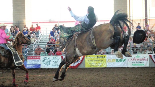 High riding and high-flying cowboys were on display at this years rodeo filled with nonstop action and entertainment. Photos by Matt Hooks