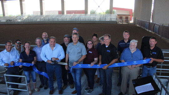 Pictured are Angel Gomez, Dave Mireles, Shelley Butler, Charles Shaw, Michael Cooper, Pct. 4 Commissioner Russ Boles, Jim Sprowles, Ryan Barron, County Judge Bill Gravell, Monica Holland, Kelley Hernandez, Emsud Horozovic, Russell Fishbeck, Bill Bambrick, Scott Badgett and Jason Brown in T...