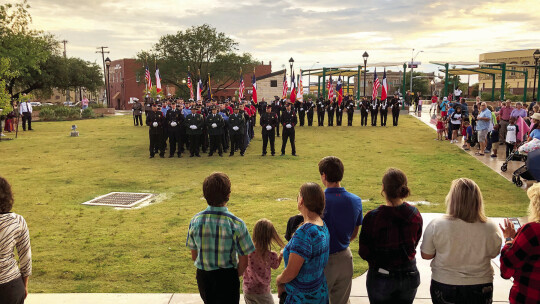 A solemn ceremony will be held at Heritage Square Park following the march.