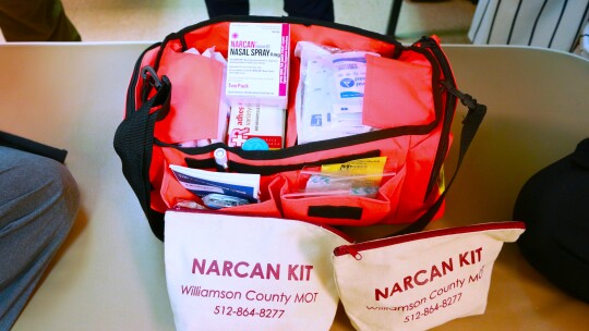 Nurses’ “go bags” are now stocked with NARCAN in addition to other supplies the healthcare professionals may needs as they answer calls districtwide.