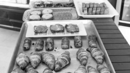 An assortment of Hamid Oulebsir’s speciality, Viennoiserie, on display Sept. 28 at La Princiere Bakery.