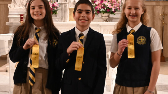 Samuel Salazar, Rylie Minter and Emma Hayes.