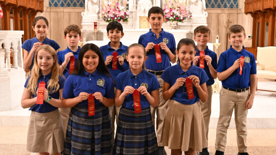 Ellie Telles-Carrizales, Emelia Collett, Ethan Owen, Junior Nigrelle, Lily Rodriguez, Matthew Brandon, Michael Janek, Bruno Salazar-Gladyn, Olivia Martinez, and Tatym Huf. Fourth Grade