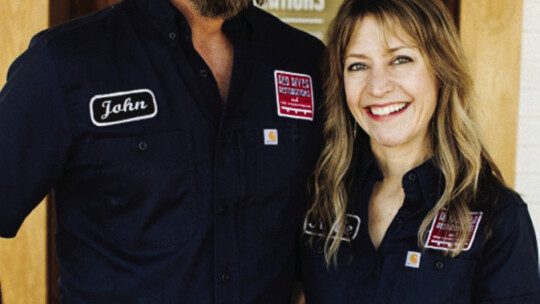 John and Katie Hindman, Red River Restorations, have worked on the most venerable structures in Texas. Photo courtesy John and Katie Hindman