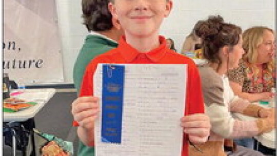 St. Mary’s 5th grader Blake Yezak placed first in Number Sense and will compete at state. Courtesy photos