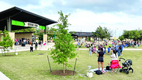 Oasis Church band plays worship music at the National Day of Prayer May 4 at 7 p.m. in Heritage Square.