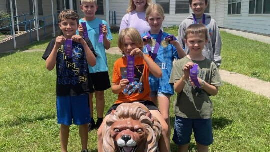 St. Paul students Jonah Norvell, Lukas Gates, John Oliver Norvell, Luke Manuel Kaden Kuhl, Jack Manuel and Reagan Cooper all competed at the PSIA academic competition May 6, in Ft. Worth. 