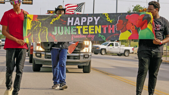 The Juneteenth parade returned to Taylor after at least a 20 year absence. Photo by Jason Hennington