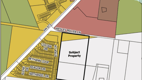 The new neighborhood would be nestled behind Avery Glen subdivision, directly across from the high school. Source: City of Taylor