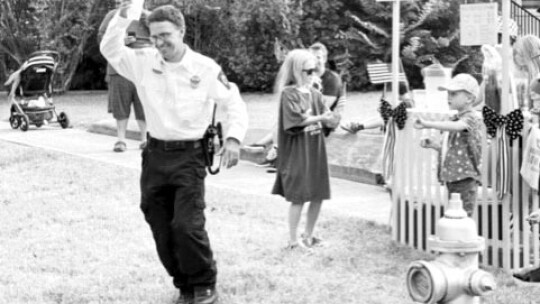 When your local fire department holds up the community parade to buy a cup of lemonade from a couple kiddos, you know you live in a great town. - Rachael Westerman