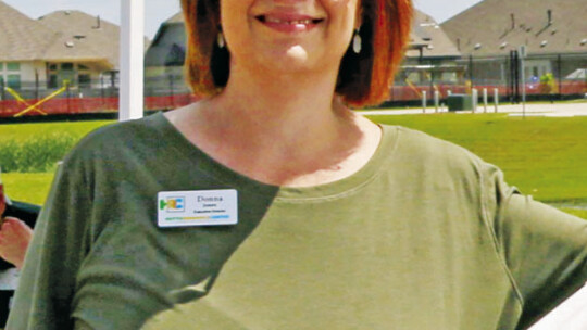 Former Hutto Resource Center executive director Donna Jones at the Community Picnic at Adam Orgain Park, April 2023.