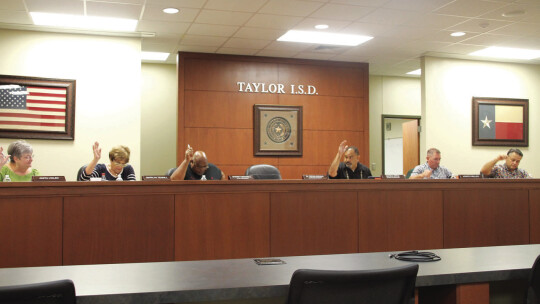 Trustees unanimously vote to accept outgoing superintendent Devin Padavil’s resignation. Georgetown Independent School District officially hired Padavil following the mandatory waiting period. Photo by Hunter Dworaczyk