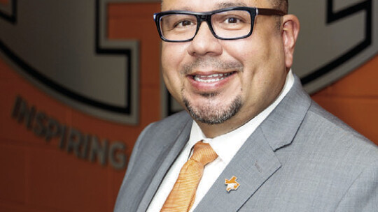 Raúl Peña to be “head hippo” at Hutto ISD starting Sept. 1. Photos courtesy of Hutto ISD