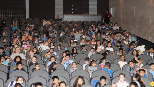 The video was filmed in the morning of Aug. 28. Kerri Pierce, MSE’s principal, said she thinks the opportunity will “stay with them for a long time”. Photos courtesy of Taylor ISD.